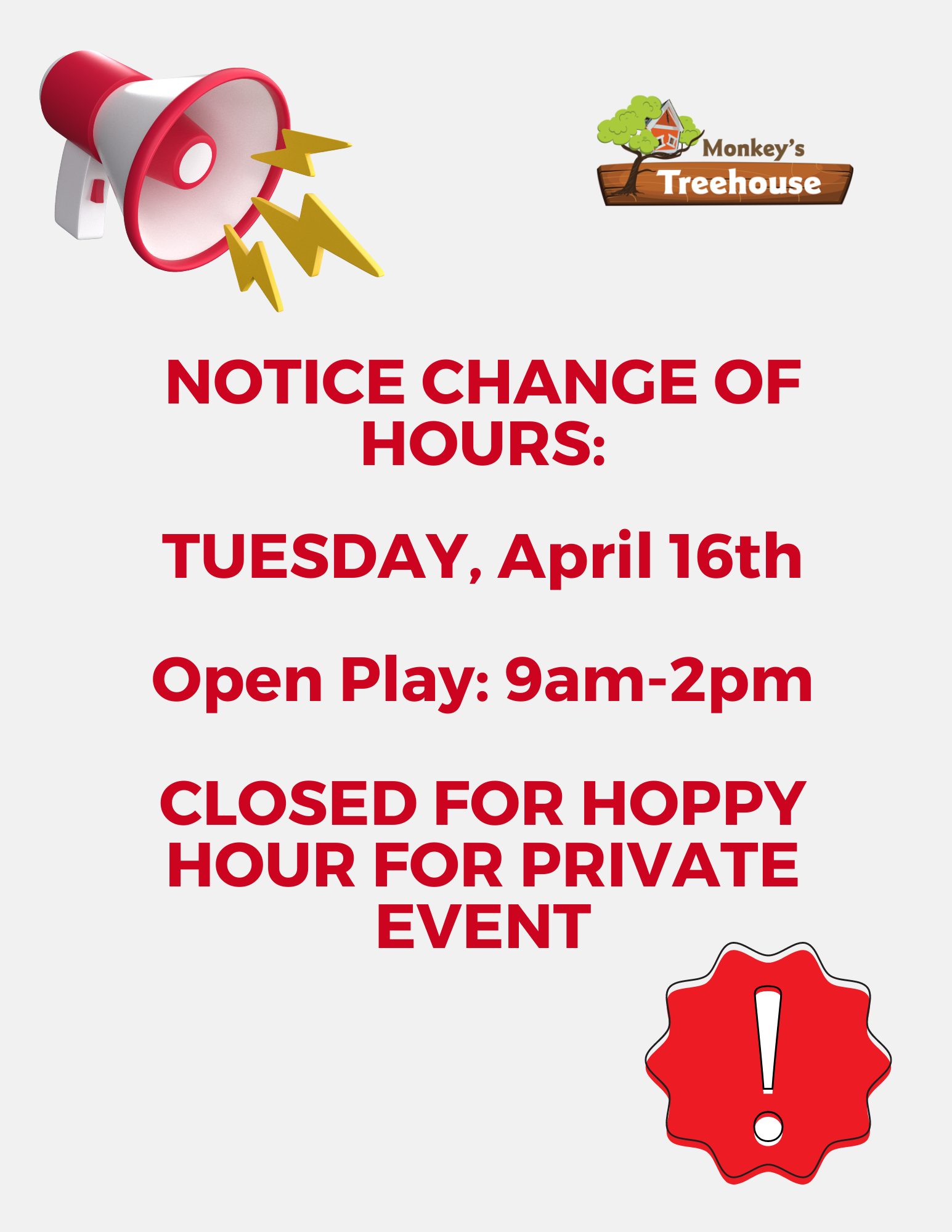 Delayed Opening due to weather conditions We will open at 10AM today! (5)