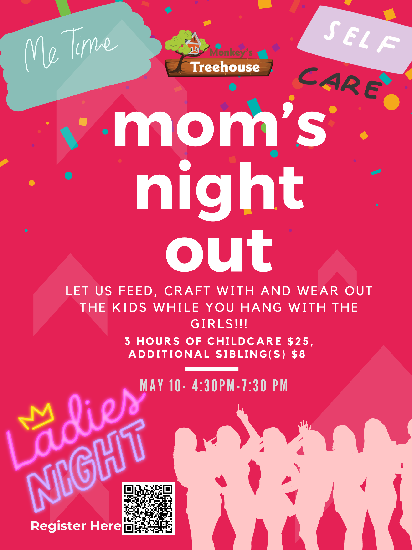 Parents Night Out Flyers - print outs - sm post banner (A4 Document) (Poster (Portrait)) (4)